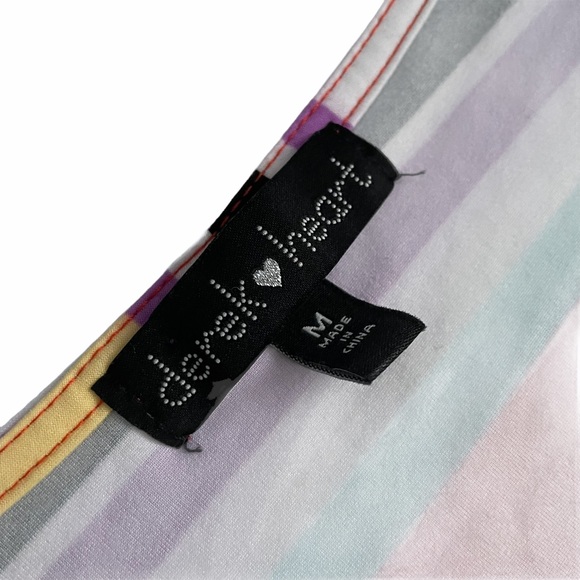 Derek Heart Vibrant Striped Maxi Dress (SZ M) - Picture 6 of 8